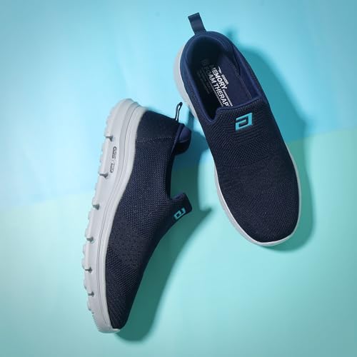 Image of ASIAN Wonderwalk-21 Walking Shoes for Men | Lightweight, Air Cooled Upper & Memory Foam Insole | Slip-On Sneakers for Walking, Travel & All-Day Comfort