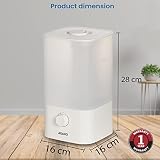 AGARO Breeze Cool Mist Ultrasonic Humidifier & Aroma Diffuser (2.5L) — view 6