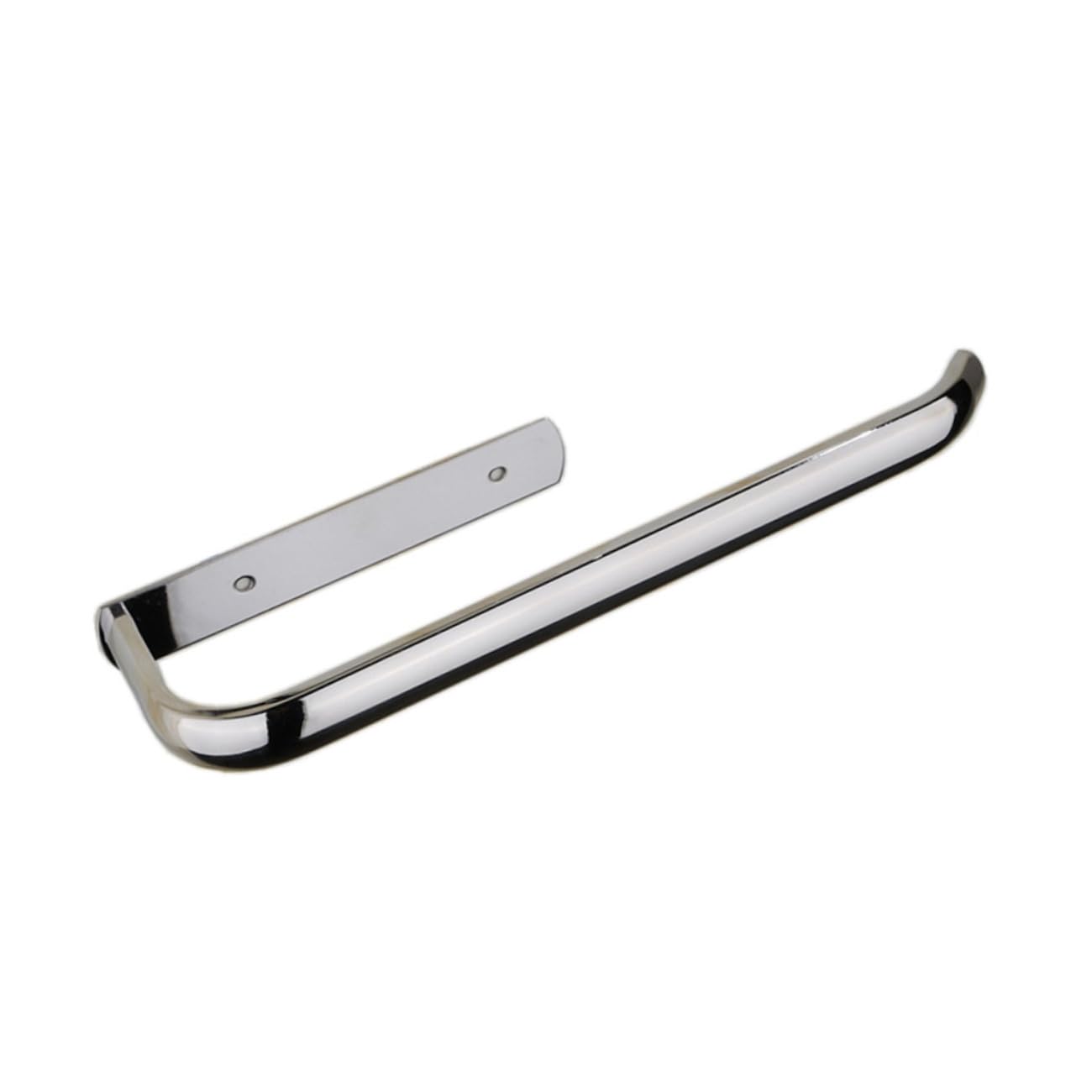 Porta Asciugamani di Carta in Acciaio Inox Argento, Barra Singola