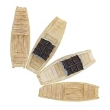Mobestech Miniatura de Barco Chino en Plástico para DIY y Entusiastas Alta Reducción y Uso Prolongado, 4 Piezas en Colores Variados para Micro Paisaje Decorativo Color Aleatorio
