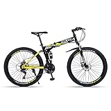 [MATERIAL DE ALTA CALIDAD]: la bicicleta tiene un marco de acero resistente y duradero, por lo que puede usarla en cualquier situación. Además, el 85% de la bicicleta está preinstalada y puedes empezar a montar de inmediato simplemente ajustando los frenos y las marchas.
