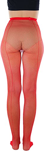 Image of ToBeInStyle Women's Fishnet Backseam Pantyhose W /Elastic Waistband