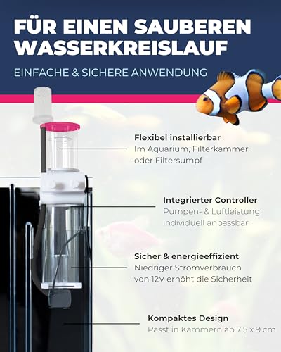Eiweißabschäumer Dupla Marin Cube Skimmer für Aquarien bis 120 L