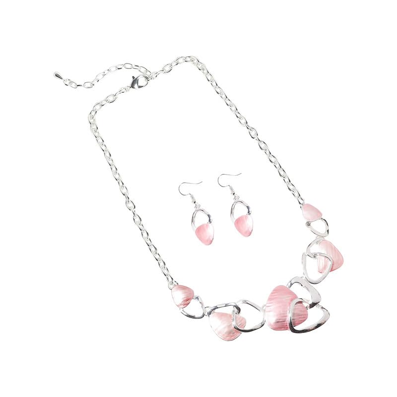 SOHI Womens Metallic Abstract Jewellery Set For Casual Wear | Multi-Colour | Alloy Material | Lobster Clasp Closure | Metallic Jewellery Set | Jewellery Set For Woman & Girls (9782) (B0CHF55JN3) Amazon Price History, Amazon Price Tracker