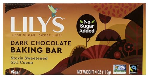 Dark Chocolate Baking Bar by Lily`s Stevia Sweetened