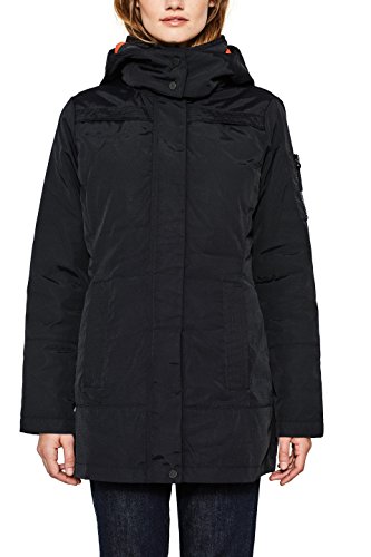 Esprit 097ee1g025 Abrigo, Negro (Black 001), Large para Mujer