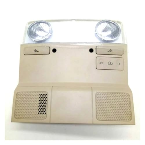 Plafonnier support de lunettes de voiture beige et lampe de lecture pour Skoda