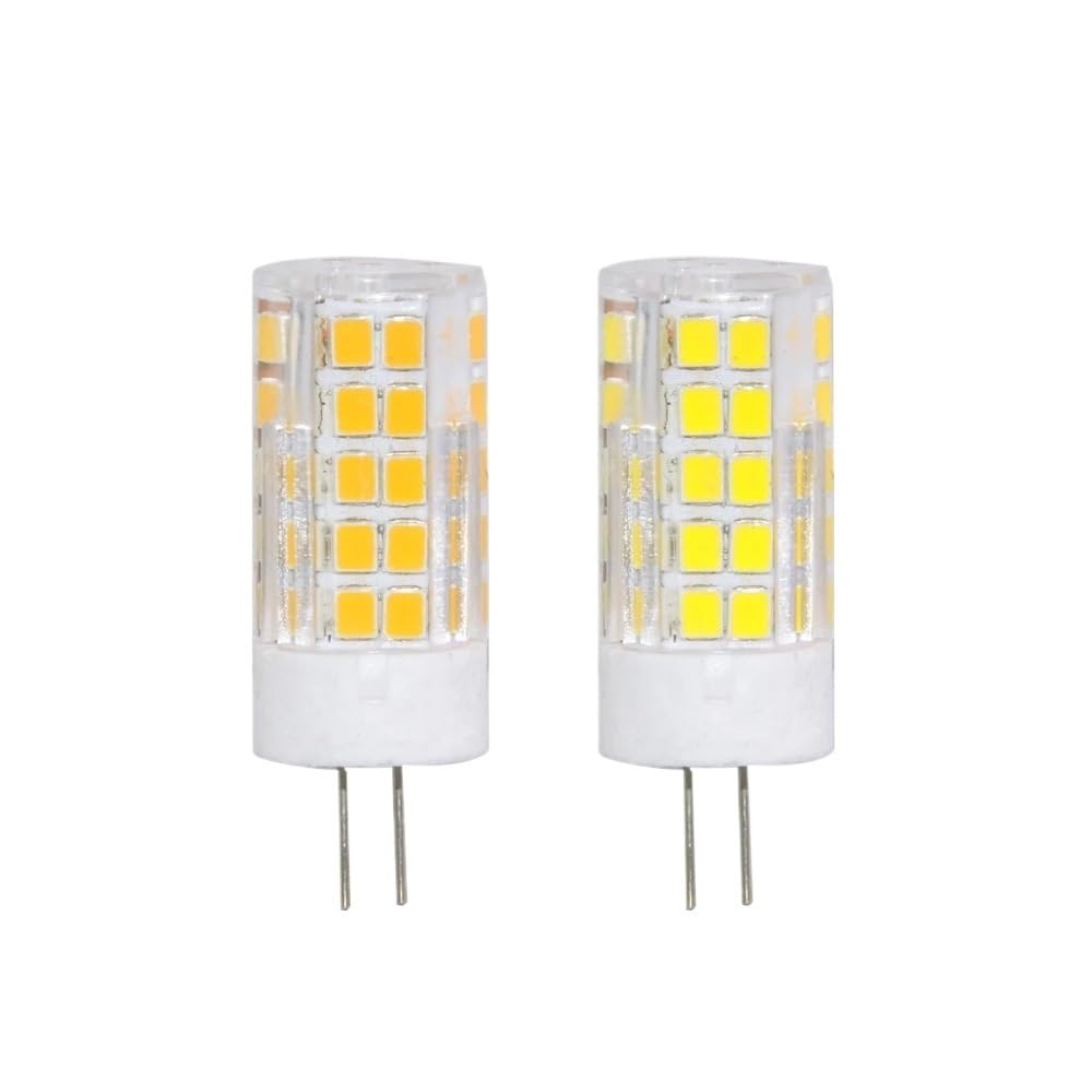NXCVBNKZJ KJXP Lighting, 10-Pack, LED Corn Light Bulb AC220V E14/E12/G9/G4 3W SMD2835 51LED Home Decoration Lamp(Warm White,G4 3W LED)