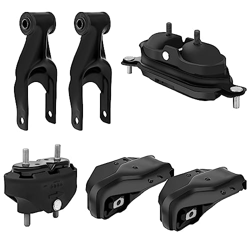 OCPTY Engine Motor Mount Transmission Mount Torque Strut Mount Set Compatible for Chevrolet Lumina 3.1L 3.8L 1995 1996 1997 1998 1999 2000 2001 # A2901, A2901, A2796, A2866, A2866, A2712 6PCS