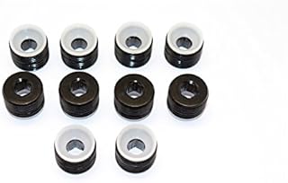 GPM for Arrma Nero 6S BLX (AR106009, AR106011) & Fazon 6S BLX (AR106020) Upgrade Parts Aluminum + Delrin Collars Front/Rear Knuckle Arms Item#MAN021/MAN022 - 10Pcs Set Black