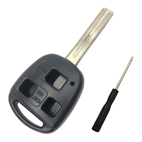 Horande Uncut Replacement Key Fob Case Cover fit for Lexus ES GS GX is LS LX RX SC IS300 IS330 ES330 RX330 RX350 LX470 GX470 Key Fob Shell Cover