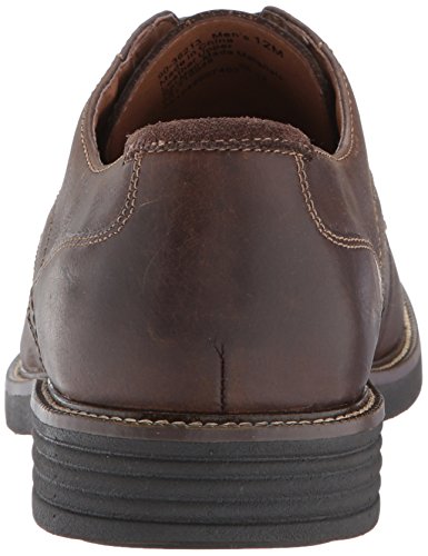 Dockers Mens Parkway Leather Dress Casual Oxford Shoe With Stain Defender, Dark Brown, 13 W #TOP2
