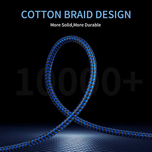 Ggmty 3.5Mm Male To Female Extension Stereo Audio Extension Cable 10Ft, Cotton-Braided Audio Extension Cable, Stereo Jack Cord For Phones, Headphones, Speakers, Tablets, Pcs And More #TOP6