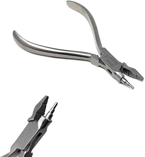 Orthodontic Young Pliers Loop Forming With Grooves Design for Wire Bending Made of Stainless Steel Dental Instruments