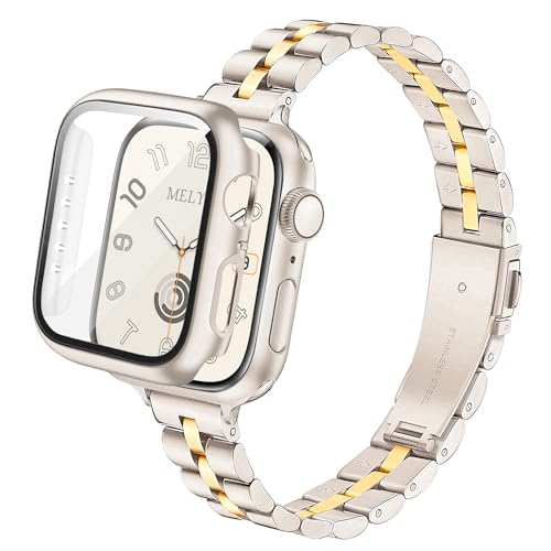 Bracelet iWatch en acier inoxydable antichoc Melyis résolvant les rayures sur Apple Watch Series SE 6