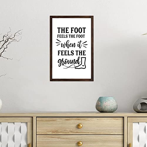 Cuadro de madera Yelolyio con frase espiritual para conectar con tu paz interior 3
