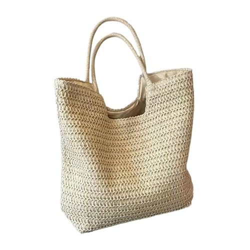 Sac fourre-tout de grande capacité en maille tissée durable pour une élégance intemporelle