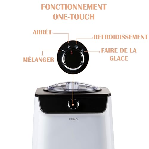 Primo PR401IM : sorbetière à compresseur 1,2 L — miniature 5
