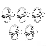 5 feste Heberinge aus SS316 Edelstahl für zuverlässige Verbindung bei Marine-Industrie- und Hebeaufgaben