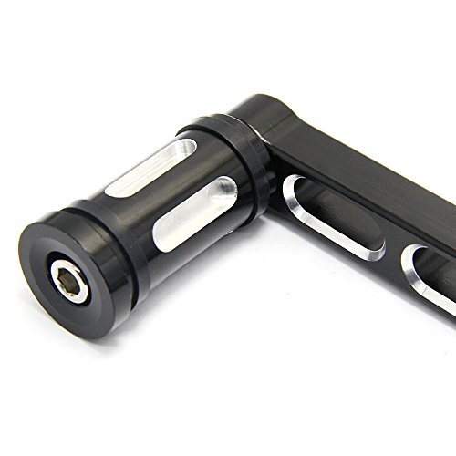 Heel Toe Shifter Pedal Levers Motorcycle for Touring Softail Road Glide Trike FLHT(Black) - Thumbnail 3