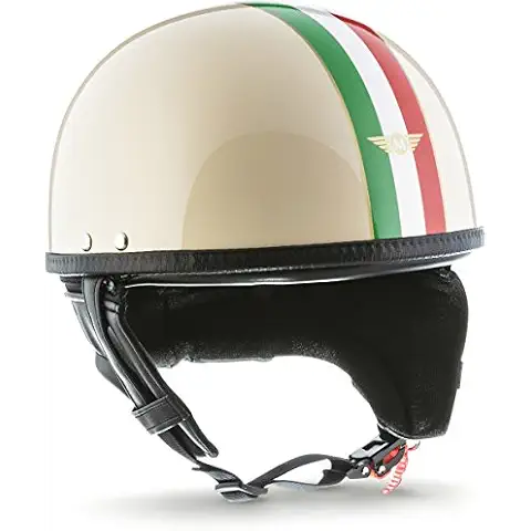 Casco Jet Semi-rígido D22 con Cierre rápido de Fibra de Vidrio Cover