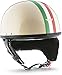Produktbild Moto Helmets® D22 Italy · Brain-Cap · Halbschale Jet-Helm Motorrad-Helm Roller-Helm · Fiberglas Schnellverschluss SlimShell Tasche XL (61-62cm)