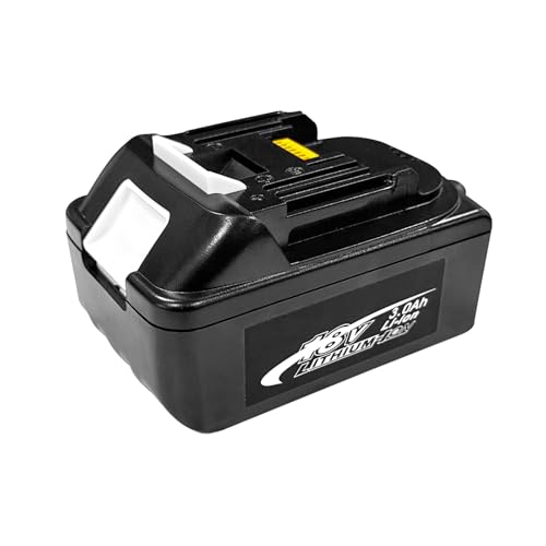 3.0Ah 18 Volt BL1830 Replacement Battery Compatible with Makita 18V Battery Lithium-ion BL1815 BL1820 BL1820B BL1830B BL1835 BL1840 BL1850 BL1860 Cordless Power Tools