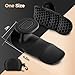 Kenilah Weight Lifting Gloves Rubber Gym Grips for Men Women, Weightlifting Anti-Slip Workout Grips for Weight Lifting, Dumbbell, Deadlift, Bar Pad Pull Up Grippers, Gym Training and Exercise (Black)