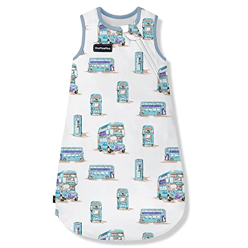 Domiamia Baby Sleep Sack Ultra Soft Toddler Sleeping Bag 1.0 Tog For 24-36 Months Baby Tencel Lyocell, Bamboo&Cotton Unisex Wearable Blanket Swaddle With Dual Zipper Easy Change, Better Sleep, Dryable #TOP26