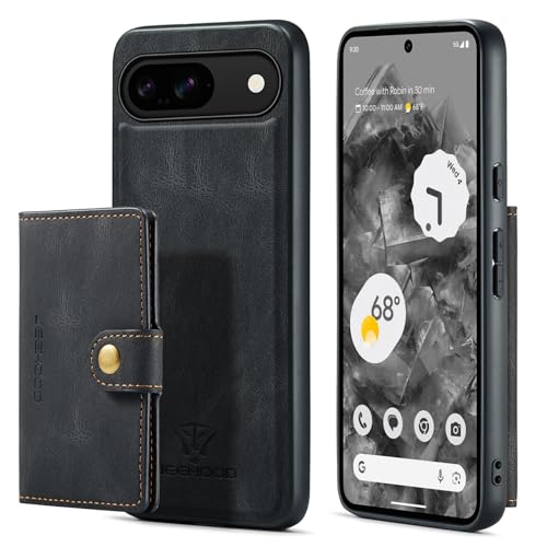 Étui portefeuille Google Pixel 9 aimanté avec béquille intégrée