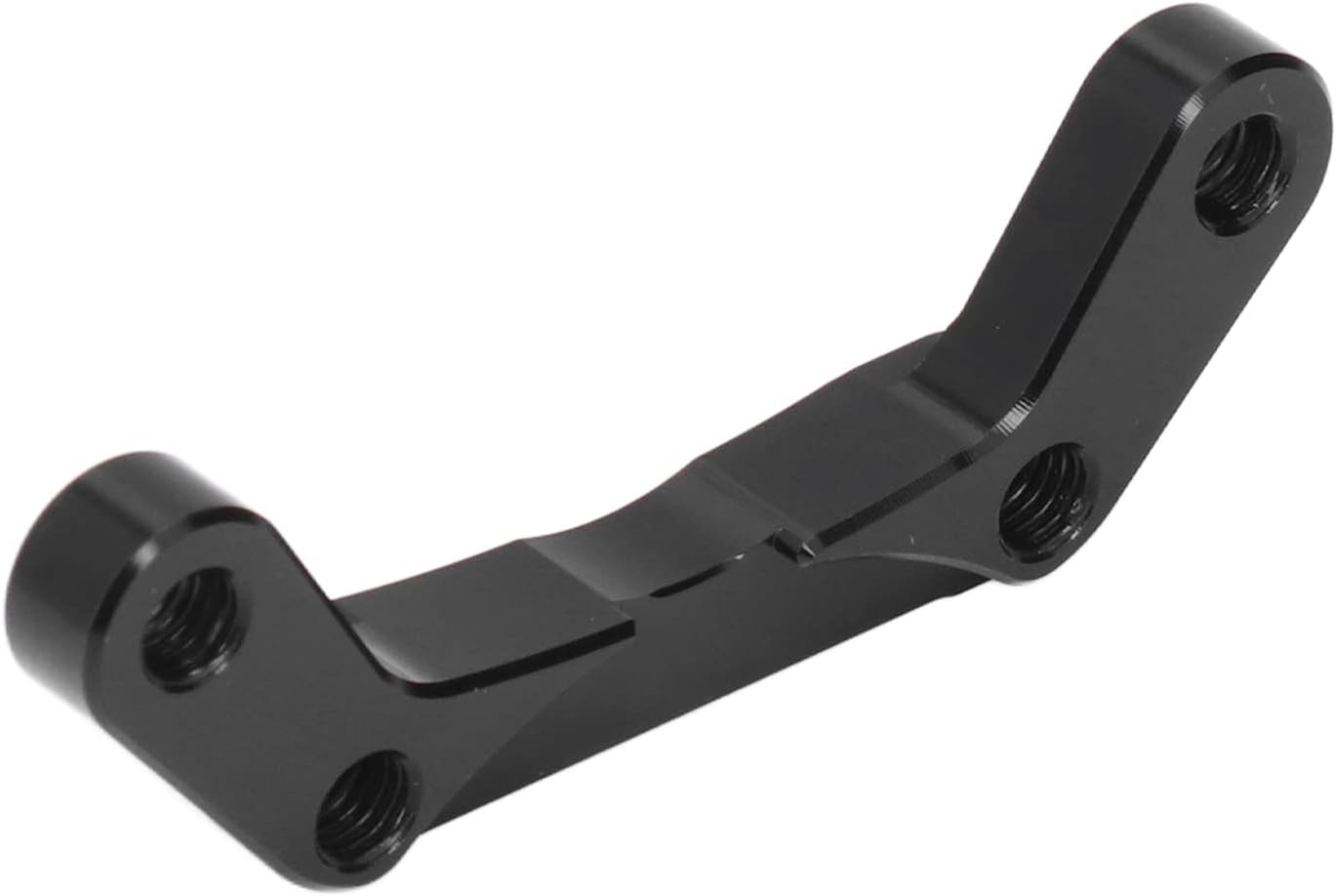 Adapter Zacisku Hamulca Motocyklowego CNC Aluminiowy Adapter Wirnika Zamiennik dla Sprint Primavera LX LXV S 150 2020 Łatwa Instalacja w Celu Modyfikacji Hulajnogi (B (czarny))