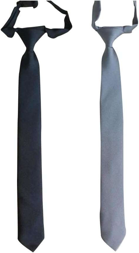 Amazon | 日本製 子供服 ネクタイ(グレー、ブラック) ナロータイ  