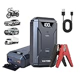 Trailabo Auxiliar de Partida Veicular Portatil 3500A, 12V Carregador de Bateria para Motores Gasolina 9L o Diésel 8L, com luz LED, Ideal para Carros, SUVS, Motocicletas