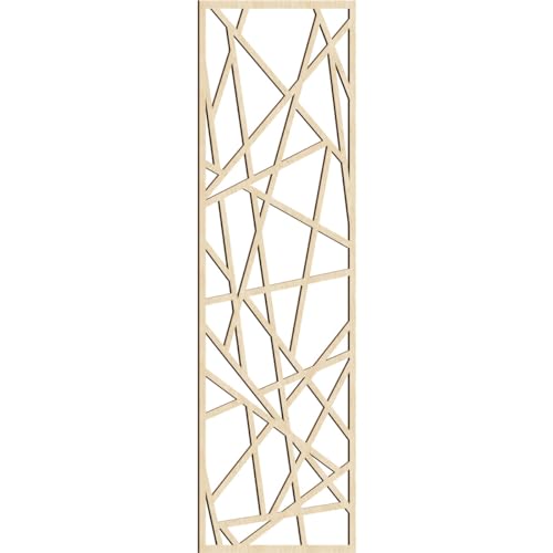 Image of Conway Decorative Pierced Fretwork Wood Wall Panels, 31 3 /8 inchW x 79 3 /8 inchH x 1 /4 inchT, Birch
