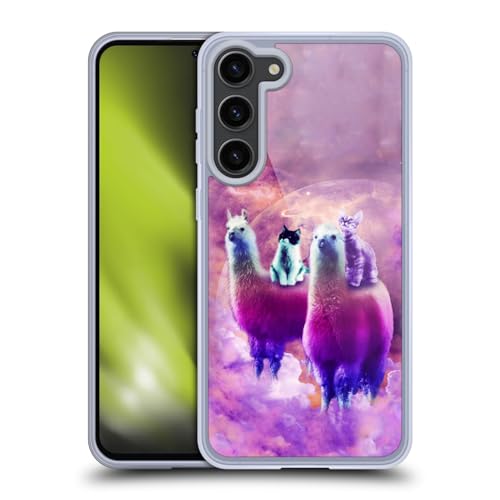 Funda de gato espacial Samsung S23+ 5G para amantes de los felinos cotidianos