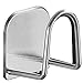 1/6/10 pcs Porte-éponges en Acier Inoxydable 304, Organisateur D'évier Auto-adhésif, Support Stockage D'évier Antirouille et Étanche, Support Séchage pour Accessoires D'évier Cuisine (Argent-1pcs)