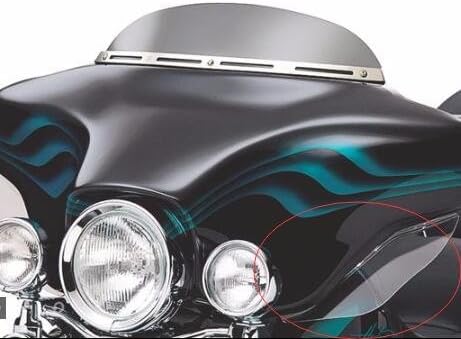 Alpha Rider Batwing Fairing Wind Custom Wind Deflector for Harley Electra Glide Fairing Wind Deflectors Compatible with Street Glide and Trike Models 1996-2013