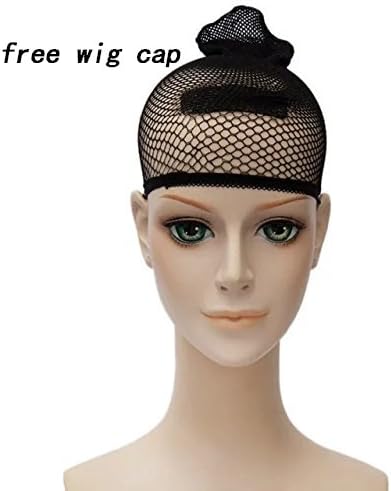 Aicos Alacos Fashion Red Curly Short Buns Anime Cosplay Costumes Wigs +Free Wig Cap