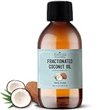 Essican Purelife, Pure Coconut Oil Liquid, 200ml MCT Fractionated Coconut Oil for Skin, Hair & Lip, Carrier Oils for Essential Oils Mixing & Massage, Supports Healthy Hair Growth & Hydrated Skin