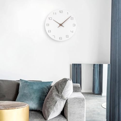 Reloj de pared de madera creativa OSOLADY silencioso miniatura 5