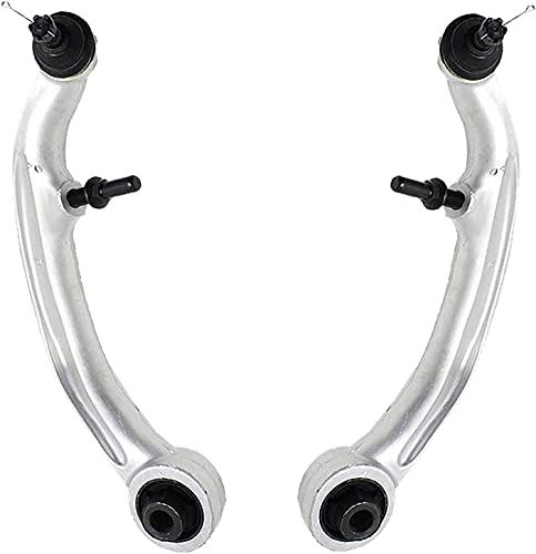 Image of Detroit Axle - 4pc Front End Control Arms Kit for 2003-2004 Infiniti G35 Nissan 350Z, Lower Forward & Rearward Control Arms w /Ball Joints Replacement