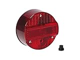  MZA-Fahrzeugelektrik Rücklicht rund, ohne KZB, komplett, Ø120mm - Simson S50, S51, S70, KR51/2 Schwalbe, SR50, SR80