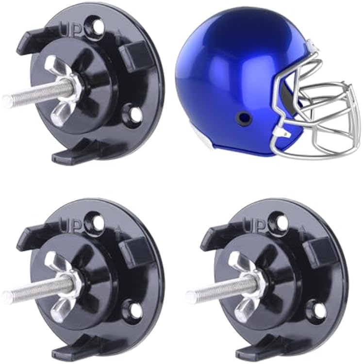 floating shelves for football helmets Fiwochic 6 Pcs Hidden Helmet Wall Mount Display Heavy Duty Metal Hanger Holder Full and Mini Helmets, Helmet Shelf Case Stand for Football Accessory : Sports & Outdoors Locking brass latches with keys to ensure the security of your collection NFL Playoffs Bracket | Floating