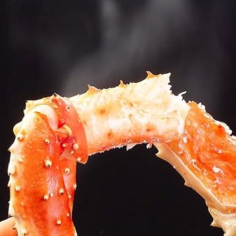 King Crab, Extra Large, 2.6 lbs 1,200 g Per Shoulder, Boiled Crab, Frozen, Mega Size, Legs Only, Hokkaido Processing, Dosanko Gourmet Market, Size 6L, 2.6 lbs 1.2 kg