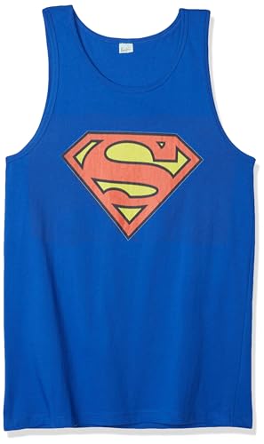 dc comics Camiseta de Superman para Hombre con Logotipo clásico de Superman, Real, XXL