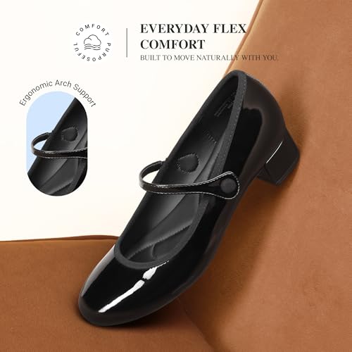 DREAM PAIRS Mary Jane Comfortable Arch Support Dress Heels,Black,11 by DREAM PAIRS - Used condition - Image 9
