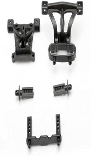 Traxxas 7015 Soportes de carrocería y postes de carrocería delanteros y traseros, 1/16 Revo, paquete de 295