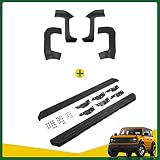 Maxzina Fit 2021 2022 Ford Bronco Side Steps and Corner Edge Guards for Bronco Accessories 2021 2022