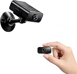 Mini Kamera, 4K HD Überwachungskamera Innen mit 150° Weitwinkel & Nachtsicht, WLAN 2,4 & 5 GHz Kamera Überwachung Innen, Intelligente Bewegungserkennung