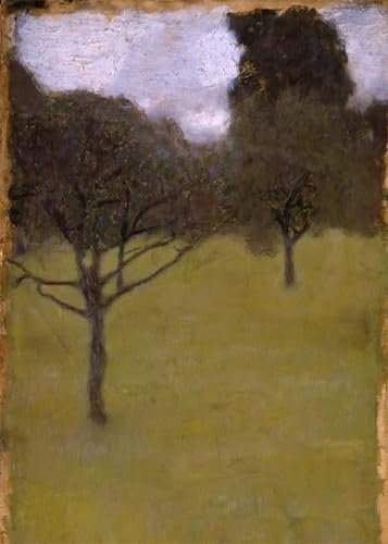 Impression affiche Obstgarten Gustav Klimt toile haut de gamme